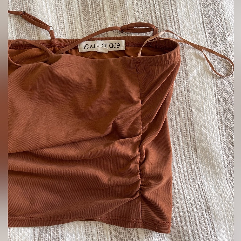 Scoop Neck Crop Top, size S - Picture 3 of 9